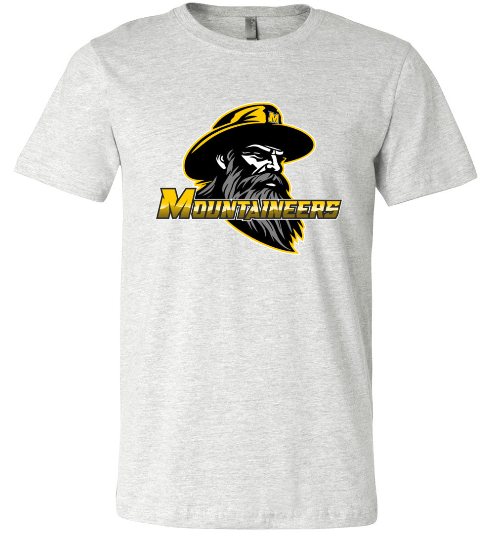 GO MOUNTAINEERS!! - Short Sleeve Unisex, Modern Sports Logo
