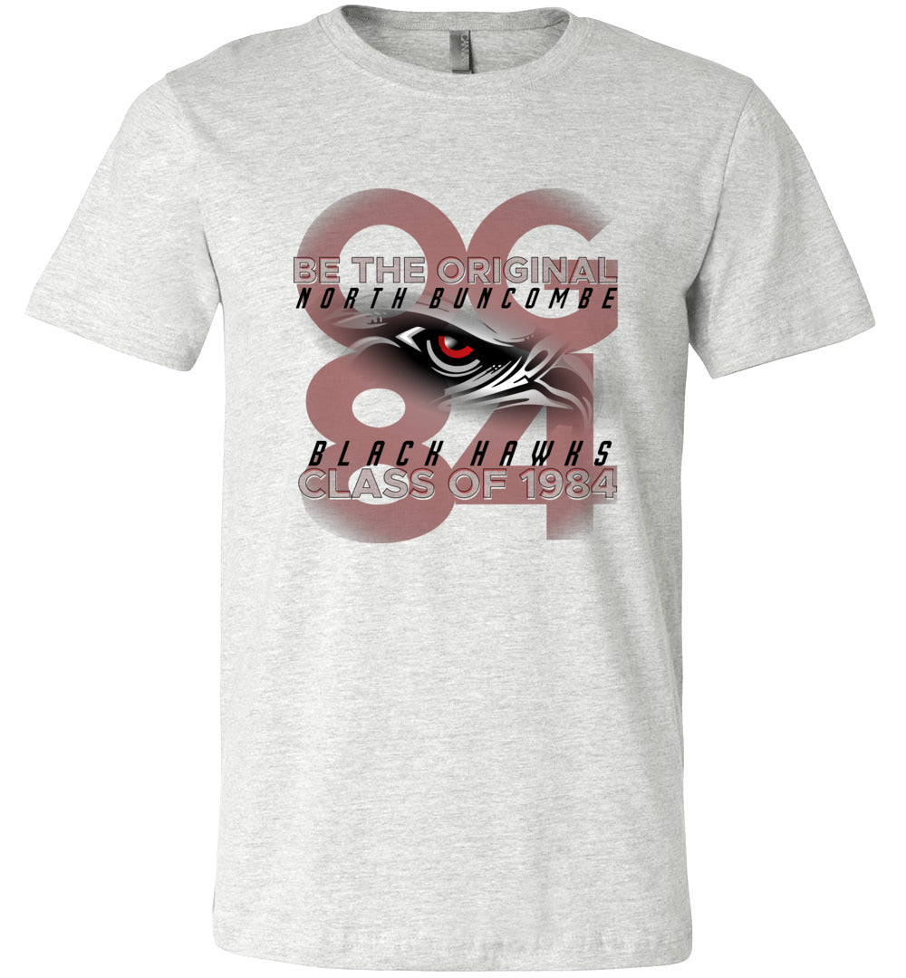 BLACK HAWKS! - Vintage 1984 Reunion Gear - Concept 001 Short Sleeve Unisex, Modern Sports Logo