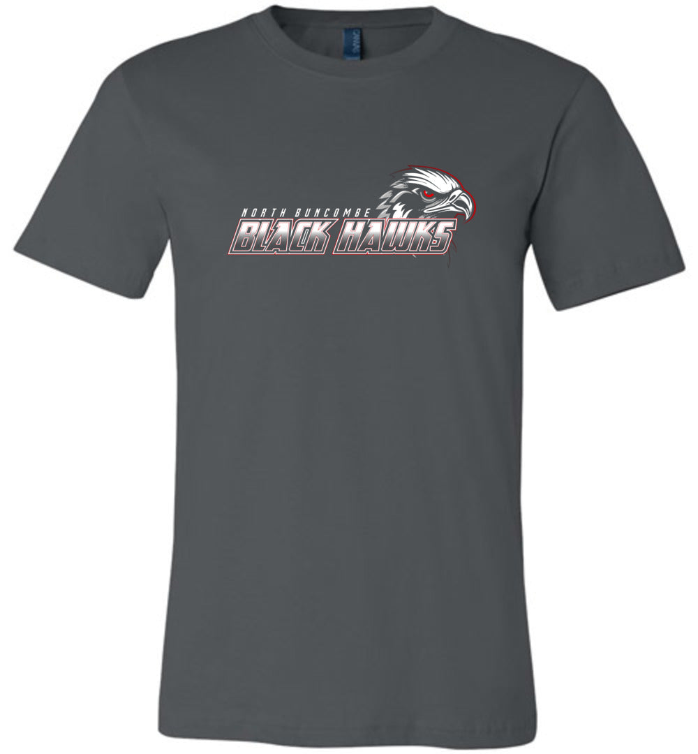 BLACK HAWKS! - Official Gear - Type 2 Short Sleeve Unisex, Modern Sports Logo