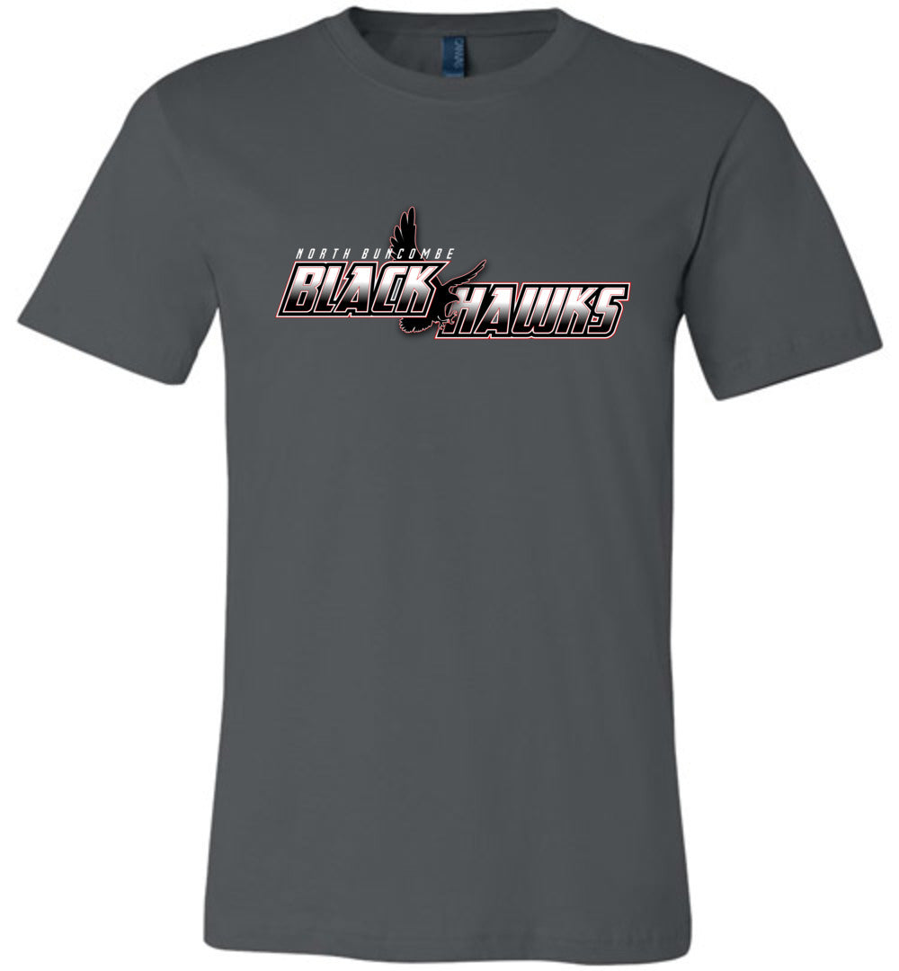 BLACK HAWKS! - Official Gear - Type 5 Short Sleeve Unisex, Modern Sports Logo