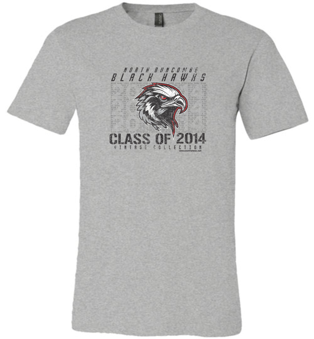 BLACK HAWKS! - Vintage 2014 Reunion Gear - Concept 001 Short Sleeve Unisex, Modern Sports Logo