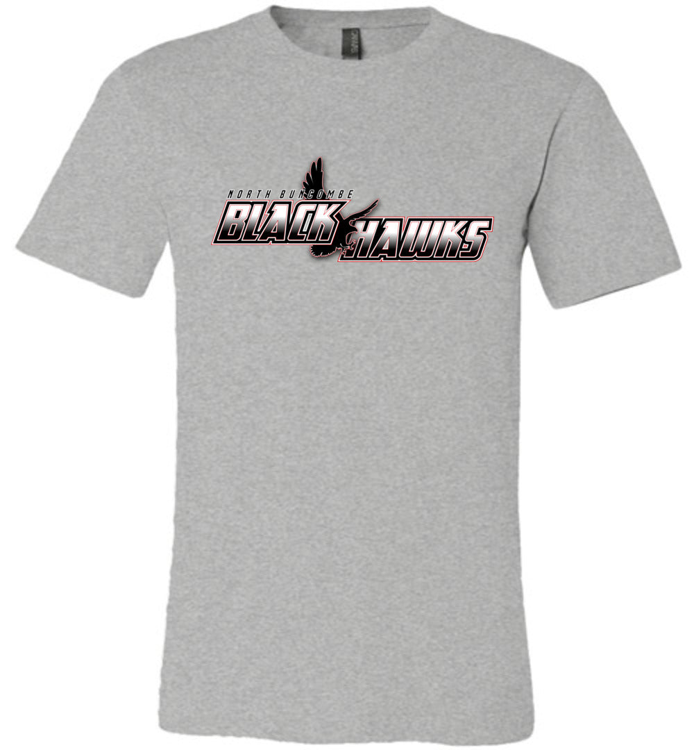 BLACK HAWKS! - Official Gear - Type 5 Short Sleeve Unisex, Modern Sports Logo