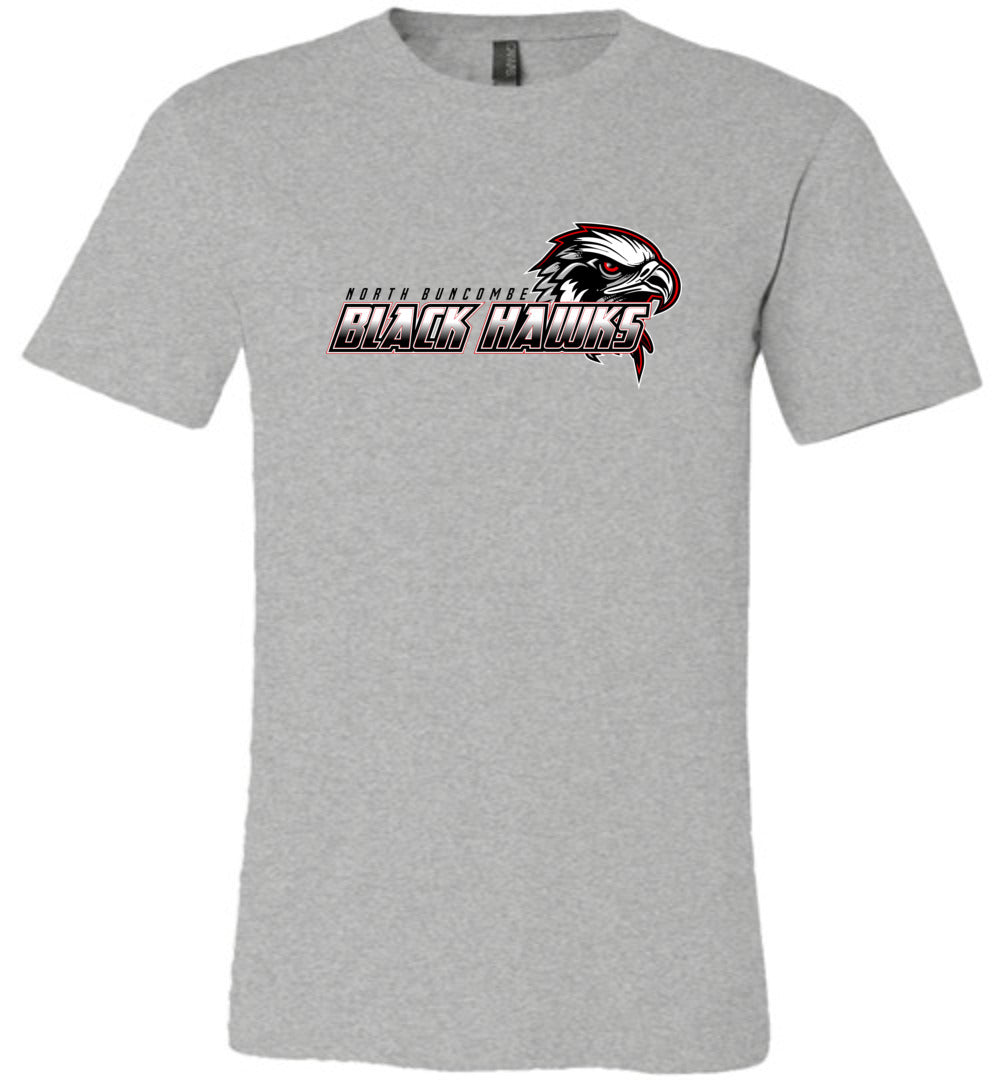 BLACK HAWKS! - Official Gear - Type 2 Short Sleeve Unisex, Modern Sports Logo