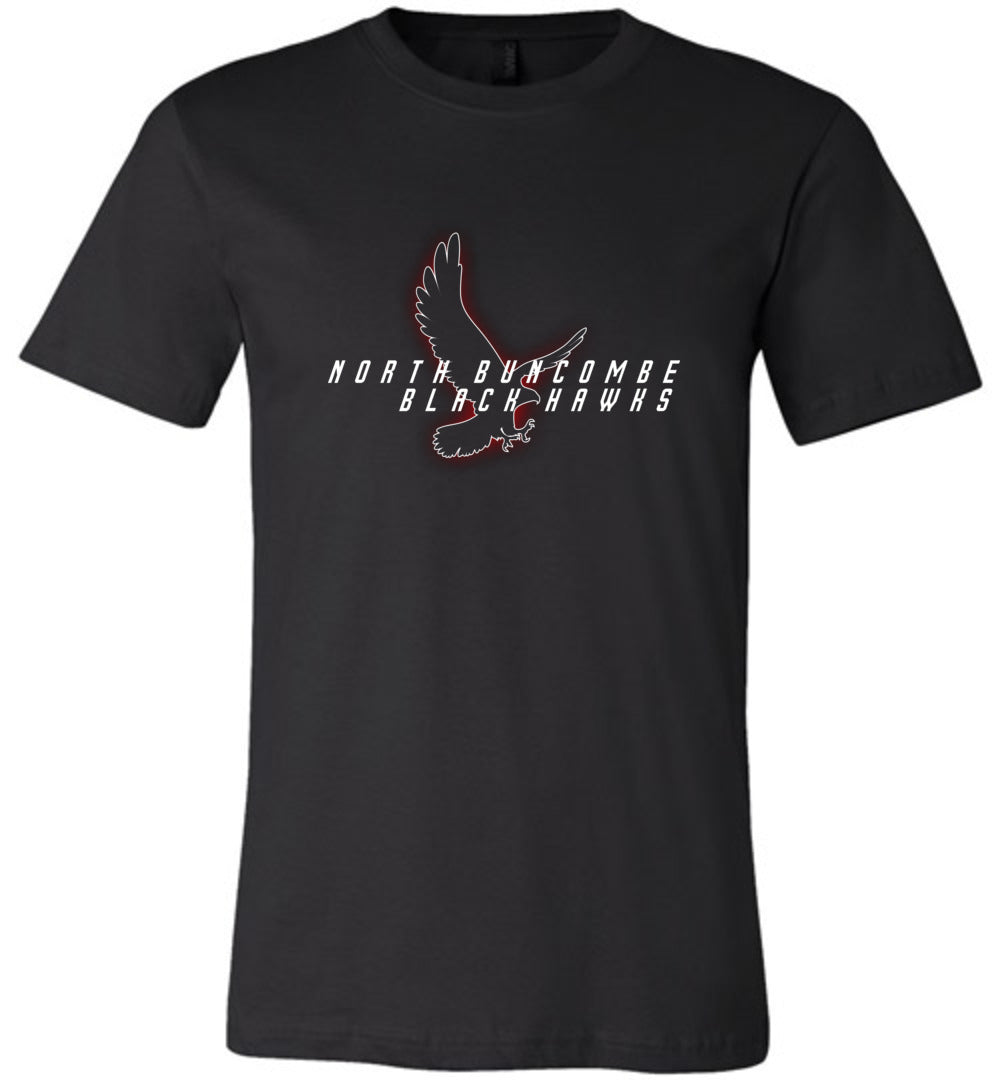 BLACK HAWKS! - Official Gear - Type 4 Short Sleeve Unisex, Modern Sports Logo