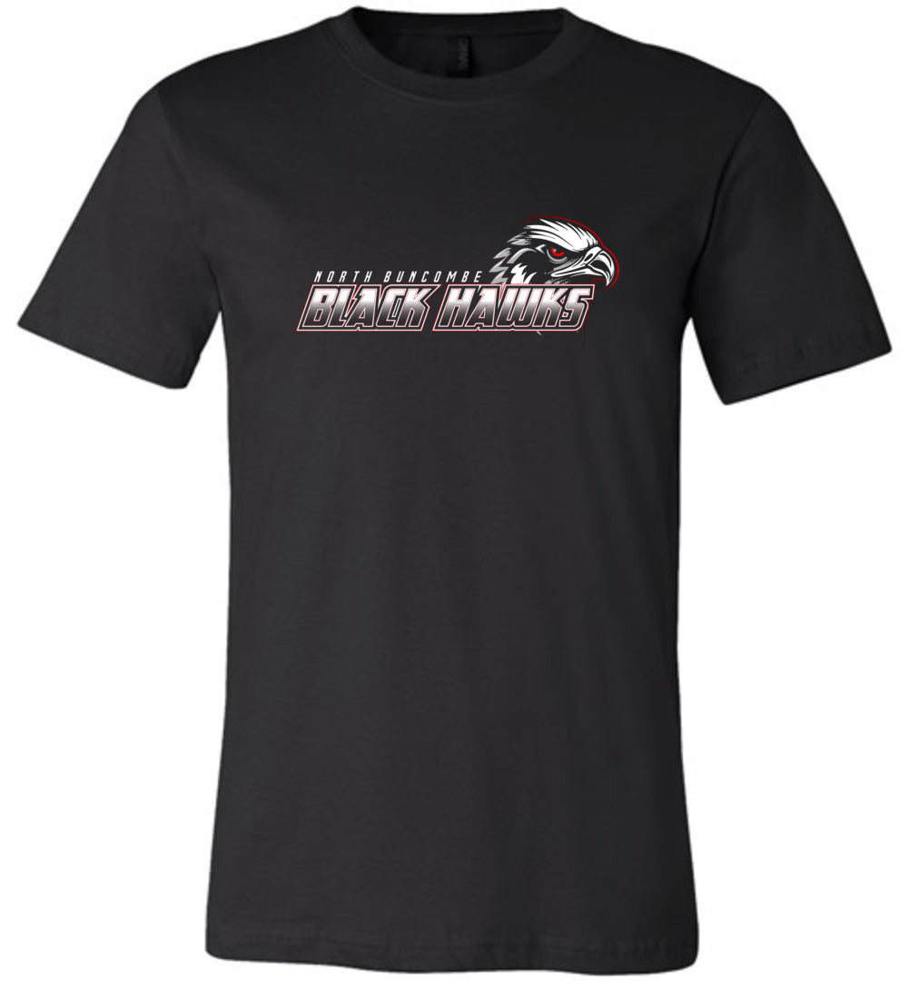 BLACK HAWKS! - Official Gear - Type 2 Short Sleeve Unisex, Modern Sports Logo