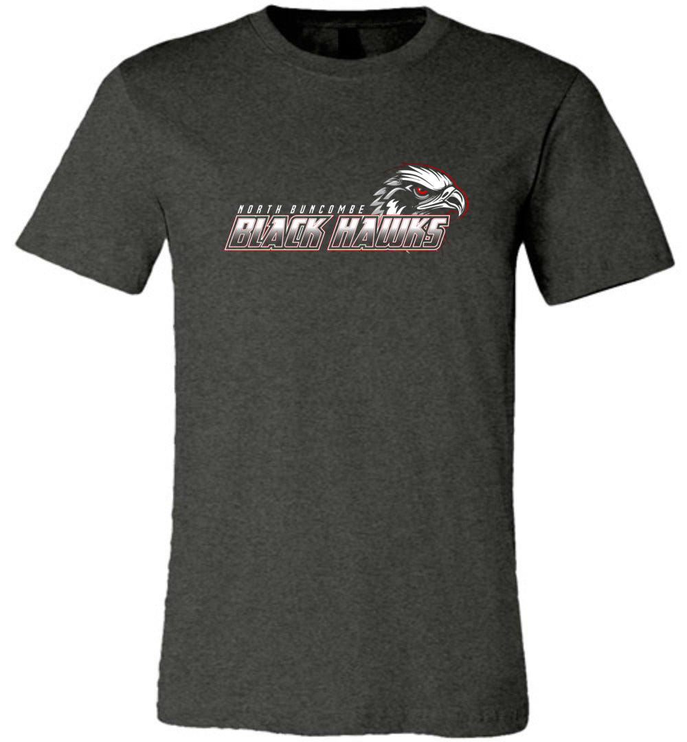 BLACK HAWKS! - Official Gear - Type 2 Short Sleeve Unisex, Modern Sports Logo