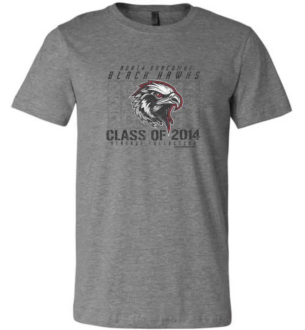 BLACK HAWKS! - Vintage 2014 Reunion Gear - Concept 001 Short Sleeve Unisex, Modern Sports Logo