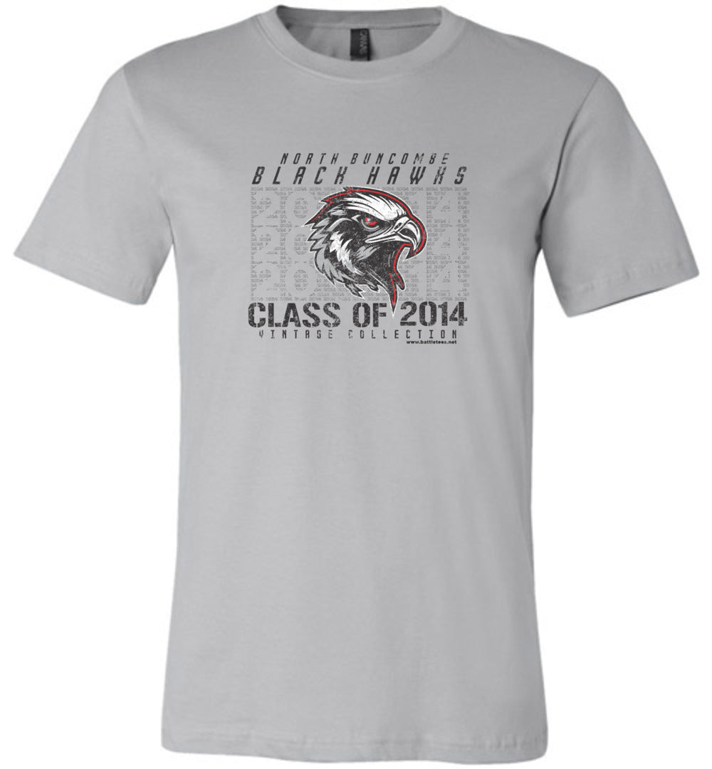 BLACK HAWKS! - Vintage 2014 Reunion Gear - Concept 001 Short Sleeve Unisex, Modern Sports Logo