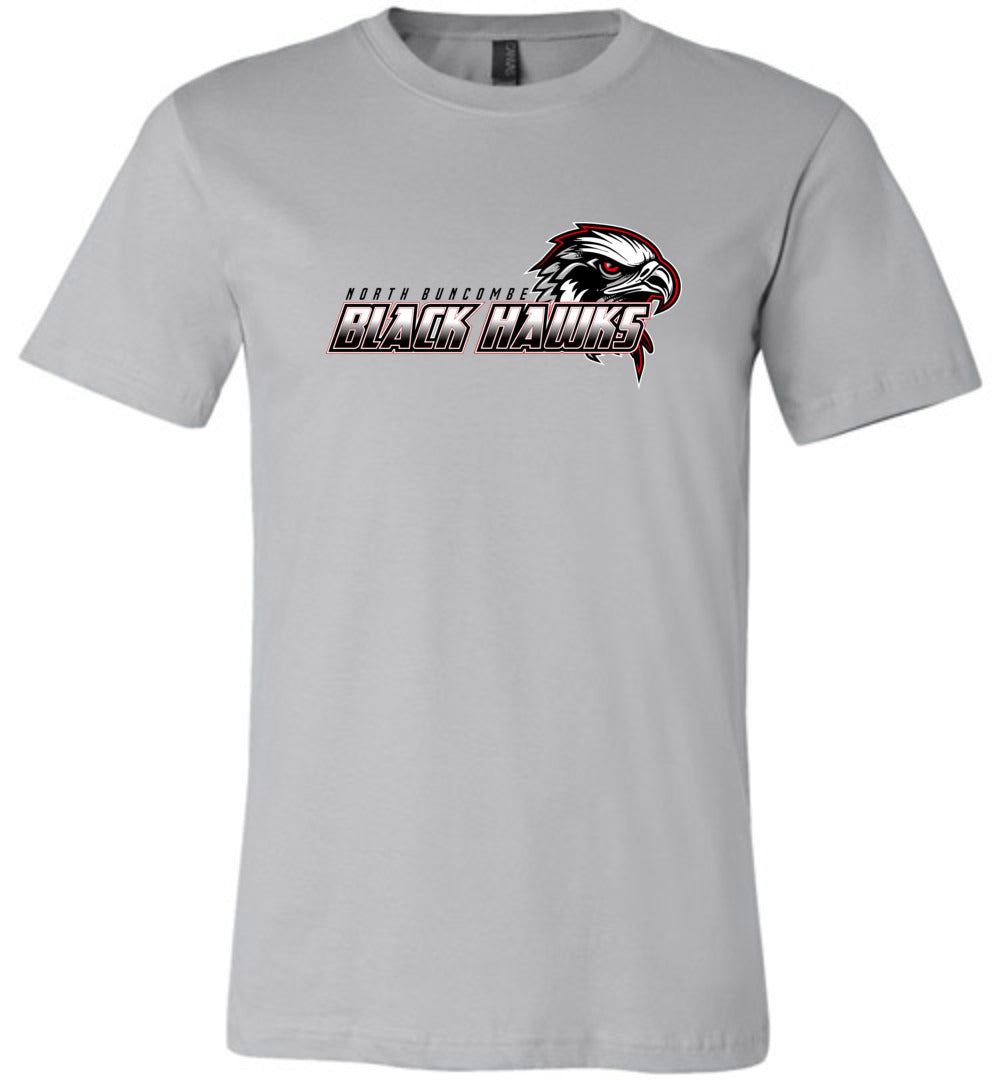 BLACK HAWKS! - Official Gear - Type 2 Short Sleeve Unisex, Modern Sports Logo