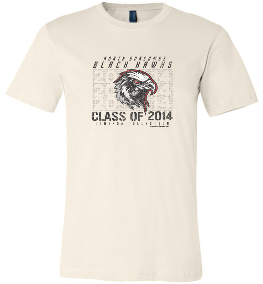 BLACK HAWKS! - Vintage 2014 Reunion Gear - Concept 001 Short Sleeve Unisex, Modern Sports Logo