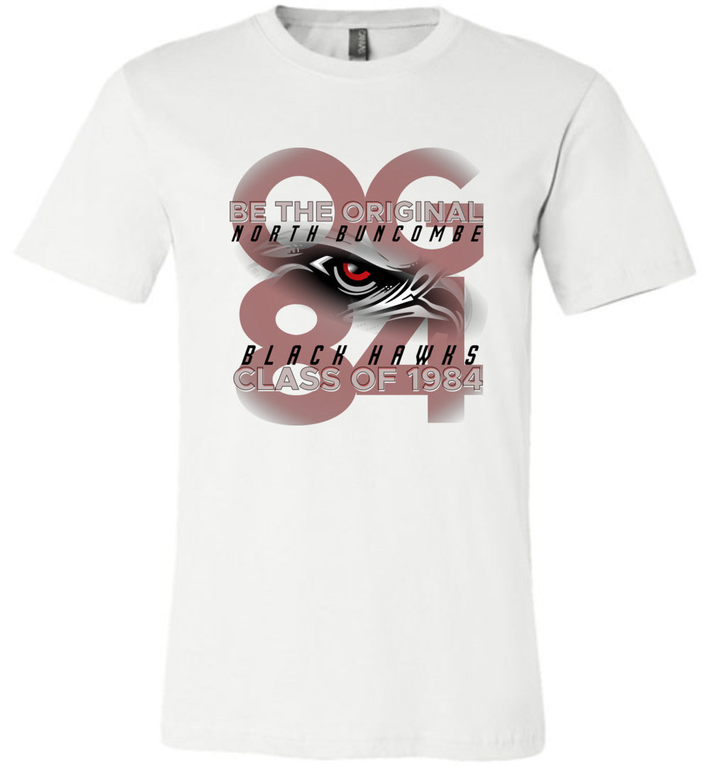 BLACK HAWKS! - Vintage 1984 Reunion Gear - Concept 001 Short Sleeve Unisex, Modern Sports Logo