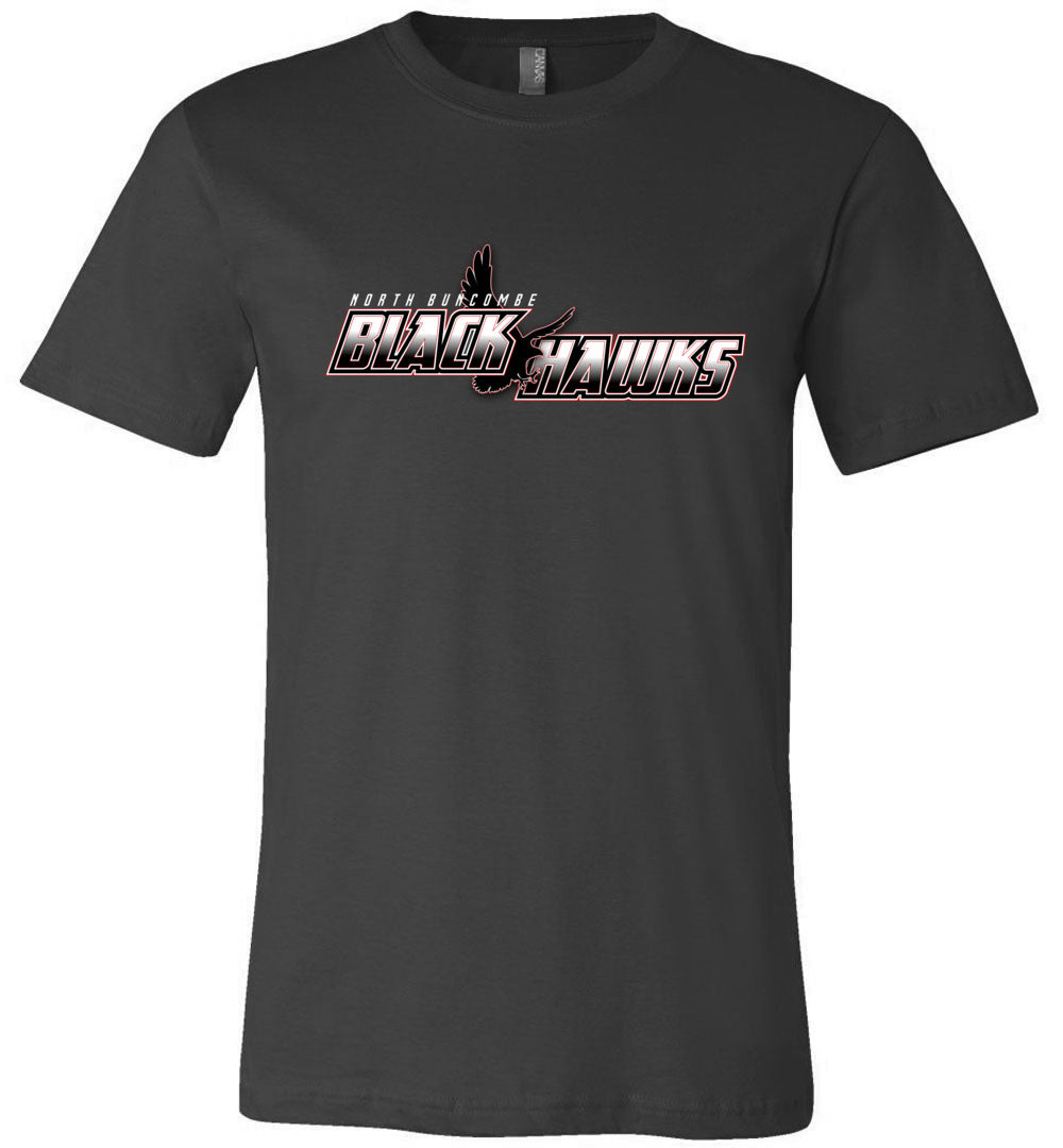 BLACK HAWKS! - Official Gear - Type 5 Short Sleeve Unisex, Modern Sports Logo