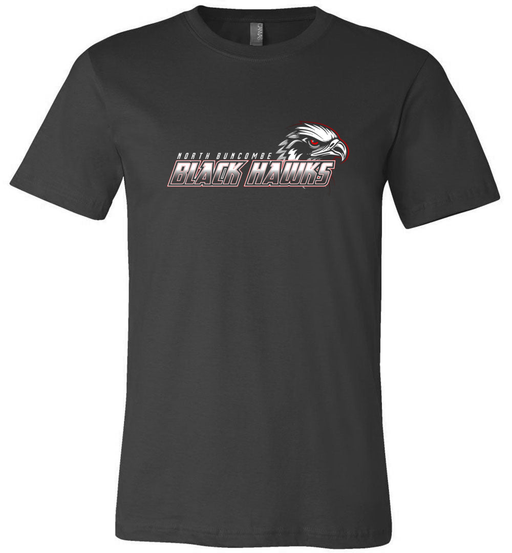 BLACK HAWKS! - Official Gear - Type 2 Short Sleeve Unisex, Modern Sports Logo