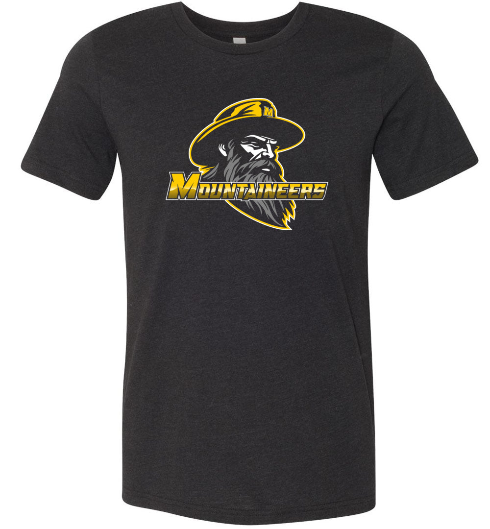GO MOUNTAINEERS!! - Short Sleeve Unisex, Modern Sports Logo