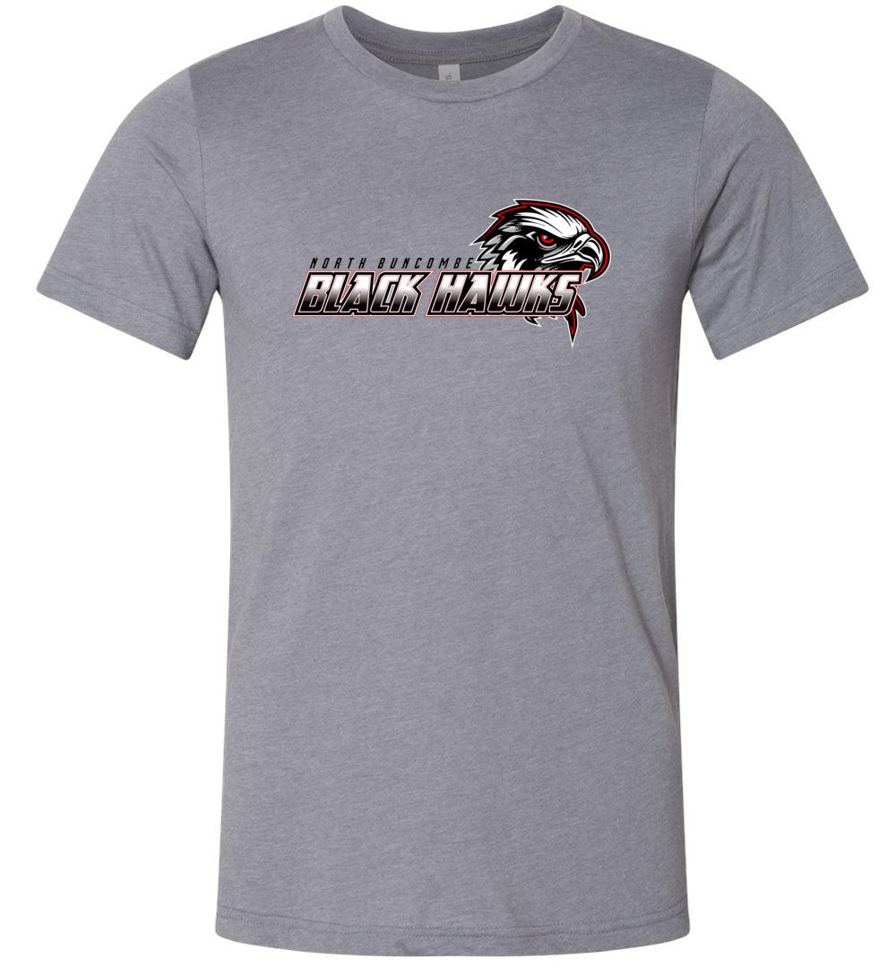 BLACK HAWKS! - Official Gear - Type 2 Short Sleeve Unisex, Modern Sports Logo