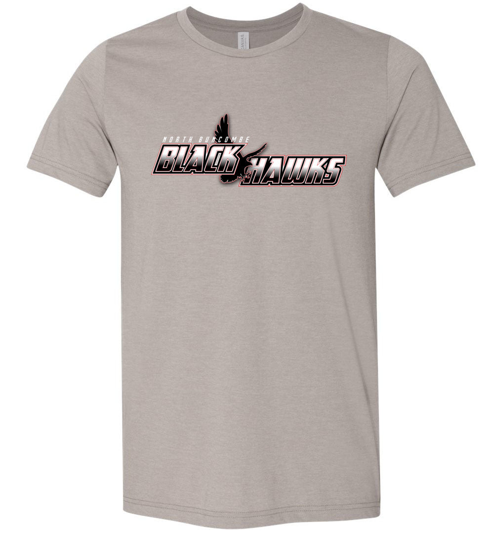 BLACK HAWKS! - Official Gear - Type 5 Short Sleeve Unisex, Modern Sports Logo