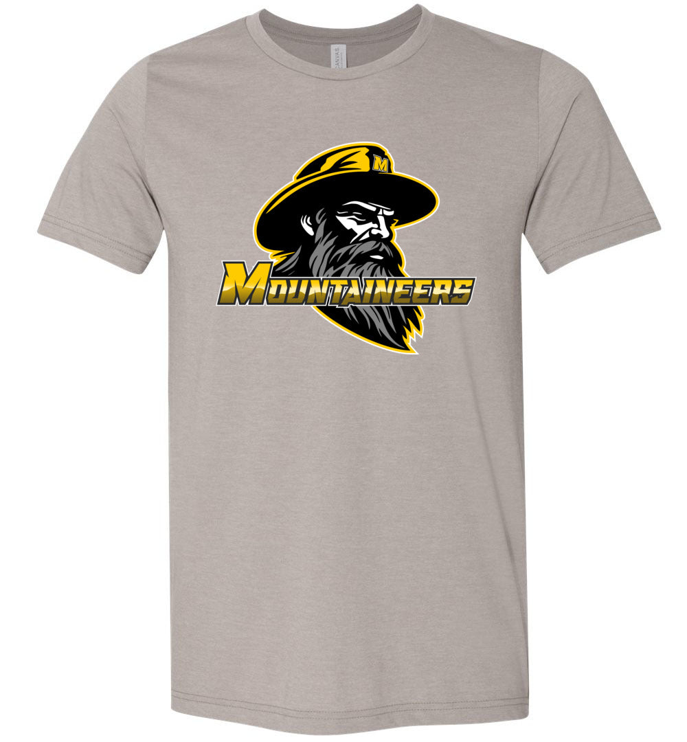GO MOUNTAINEERS!! - Short Sleeve Unisex, Modern Sports Logo
