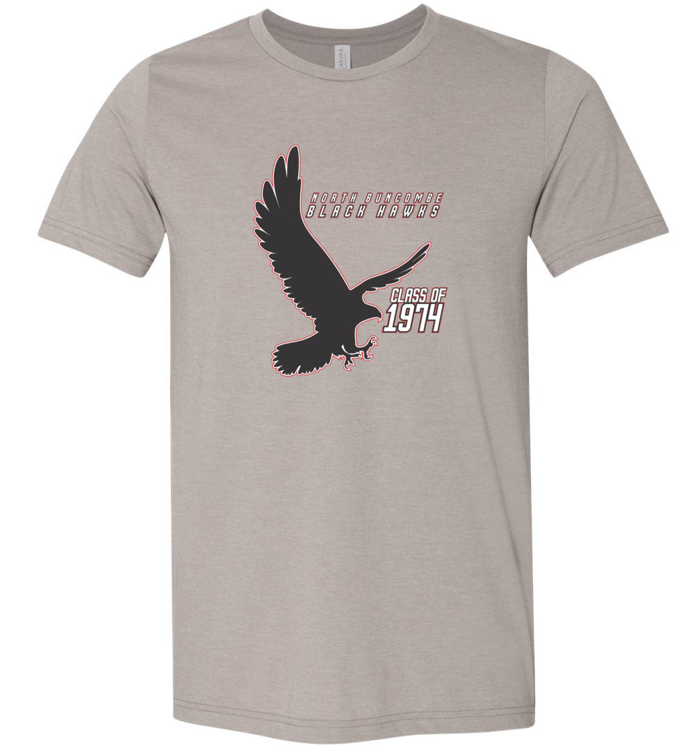 BLACK HAWKS! - Vintage 1974 Reunion Gear - Concept 002 Short Sleeve Unisex, Modern Sports Logo