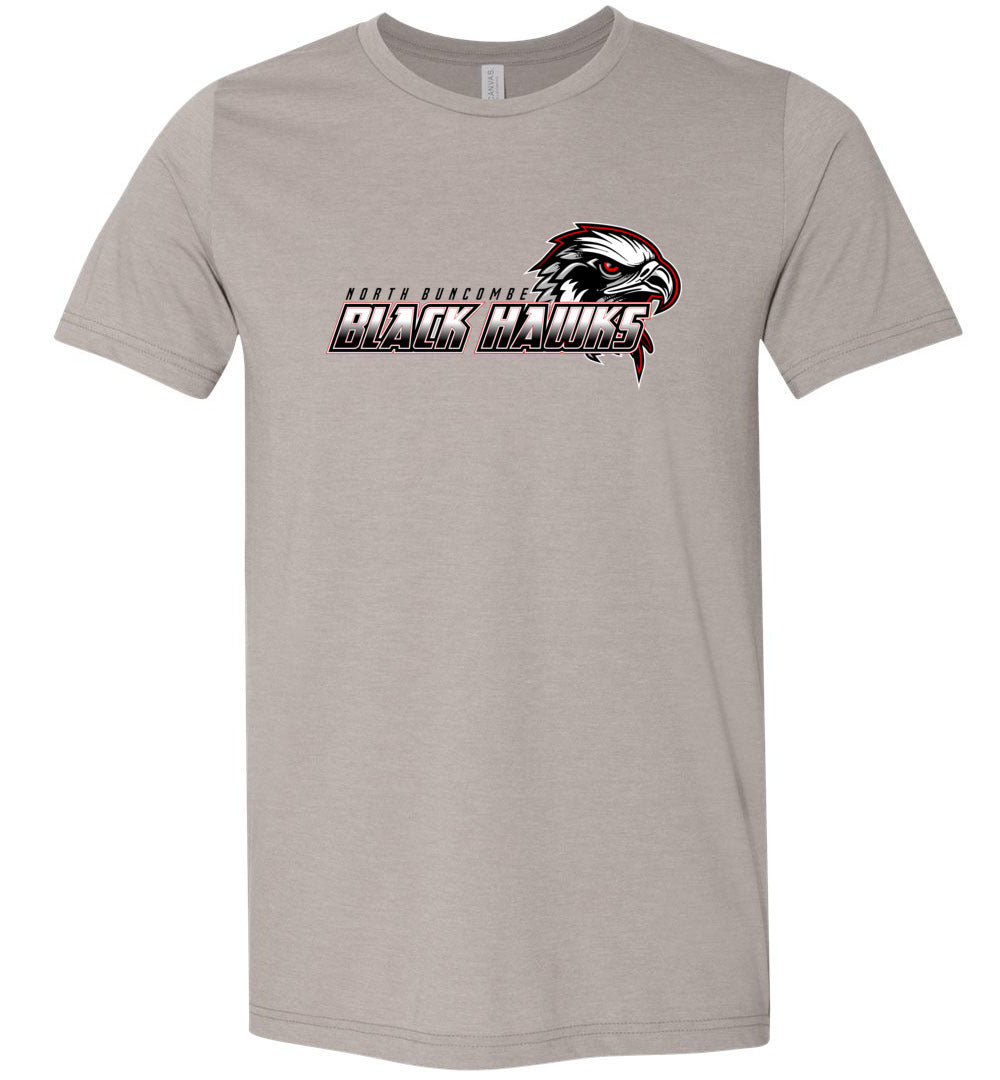 BLACK HAWKS! - Official Gear - Type 2 Short Sleeve Unisex, Modern Sports Logo