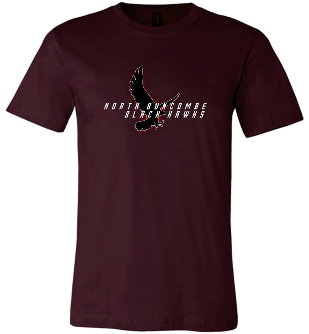BLACK HAWKS! - Official Gear - Type 4 Short Sleeve Unisex, Modern Sports Logo
