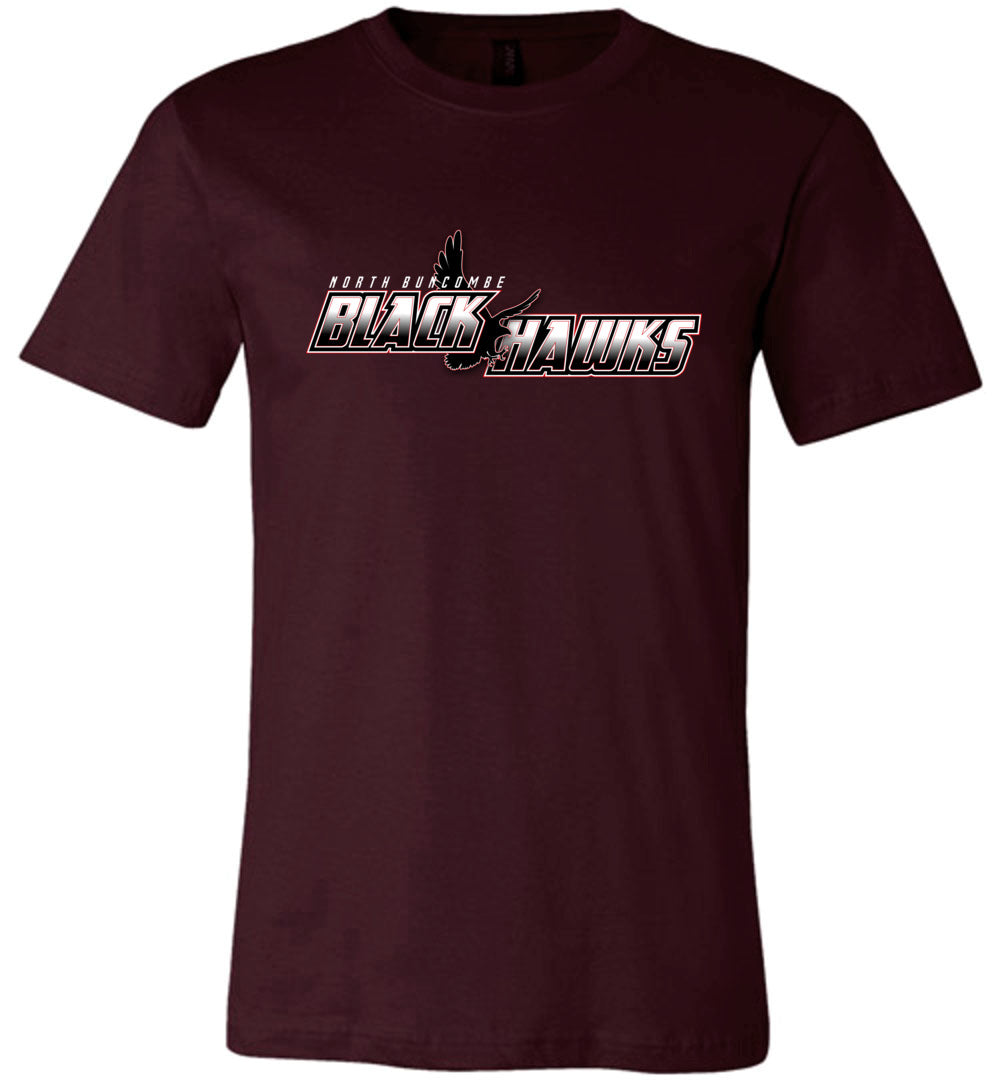 BLACK HAWKS! - Official Gear - Type 5 Short Sleeve Unisex, Modern Sports Logo