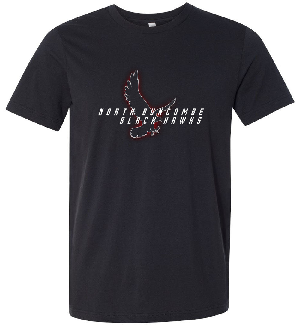 BLACK HAWKS! - Official Gear - Type 4 Short Sleeve Unisex, Modern Sports Logo