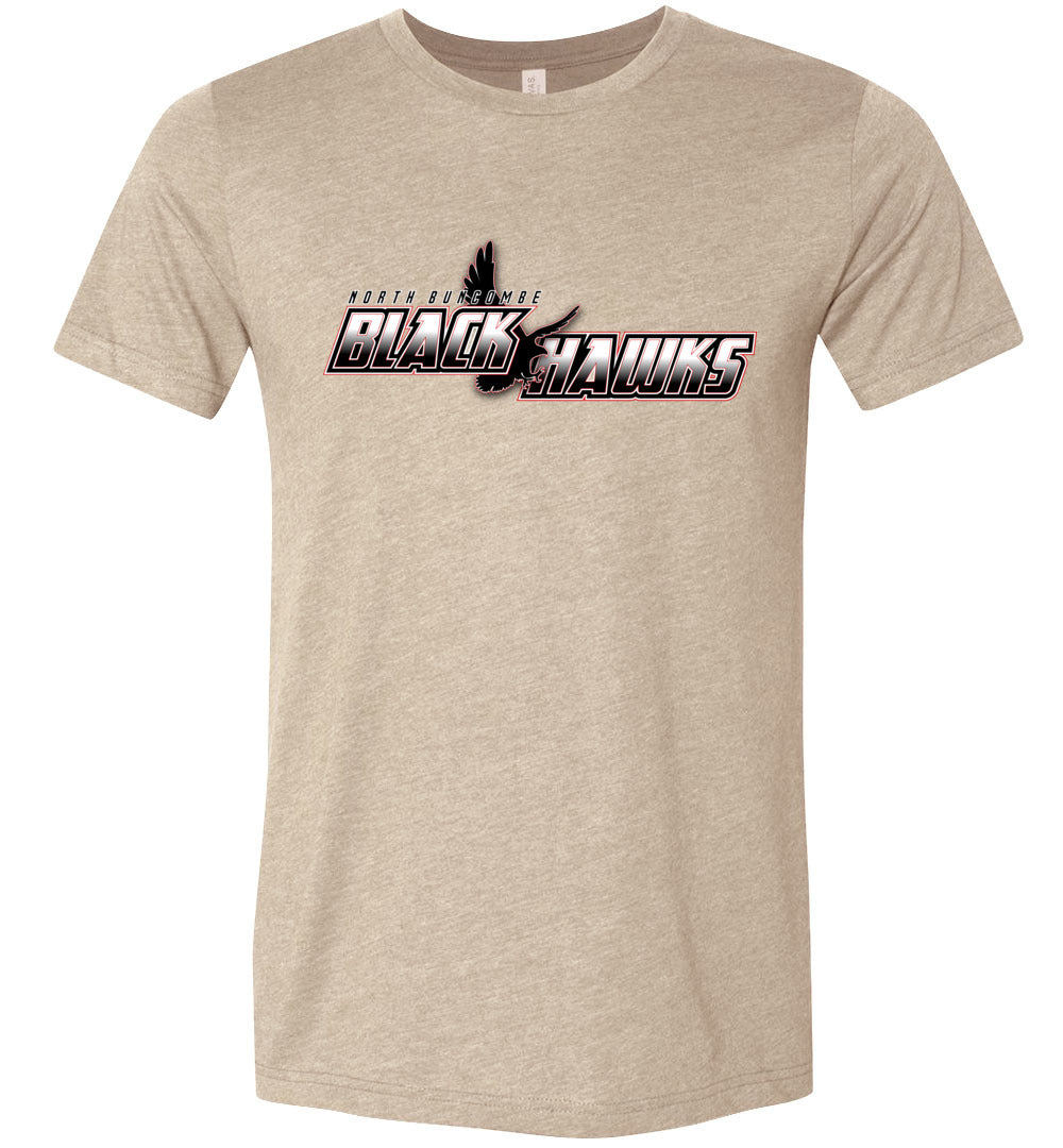 BLACK HAWKS! - Official Gear - Type 5 Short Sleeve Unisex, Modern Sports Logo