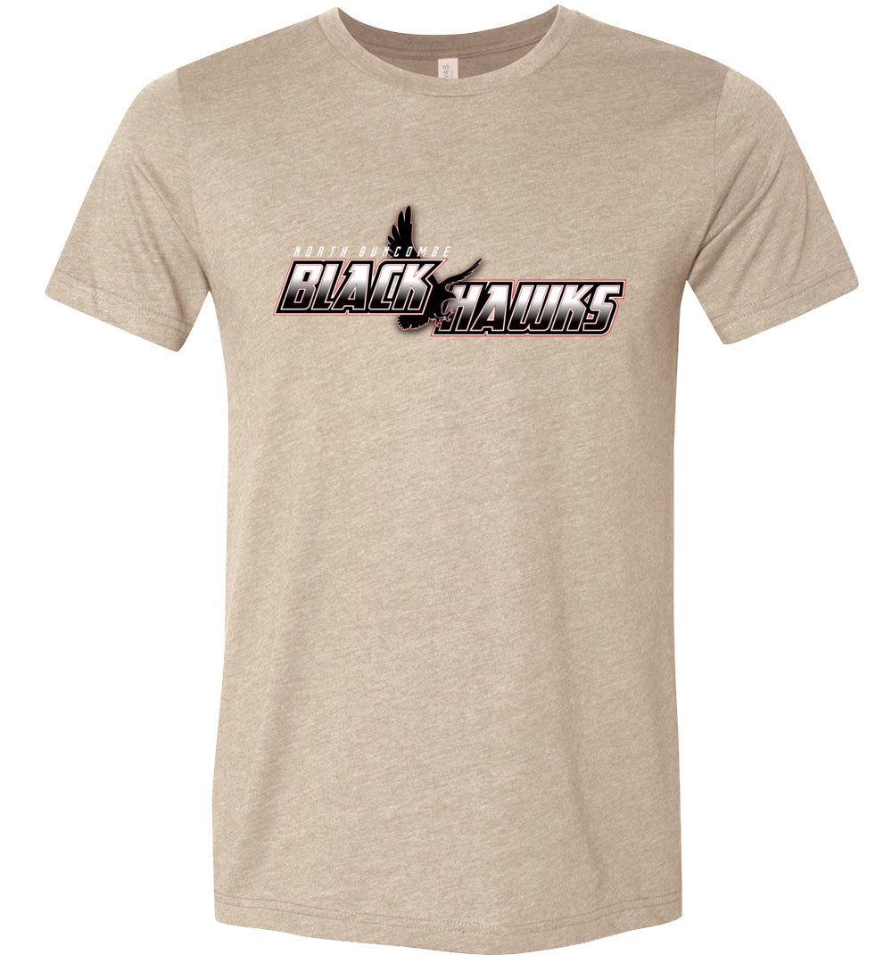 BLACK HAWKS! - Official Gear - Type 5 Short Sleeve Unisex, Modern Sports Logo