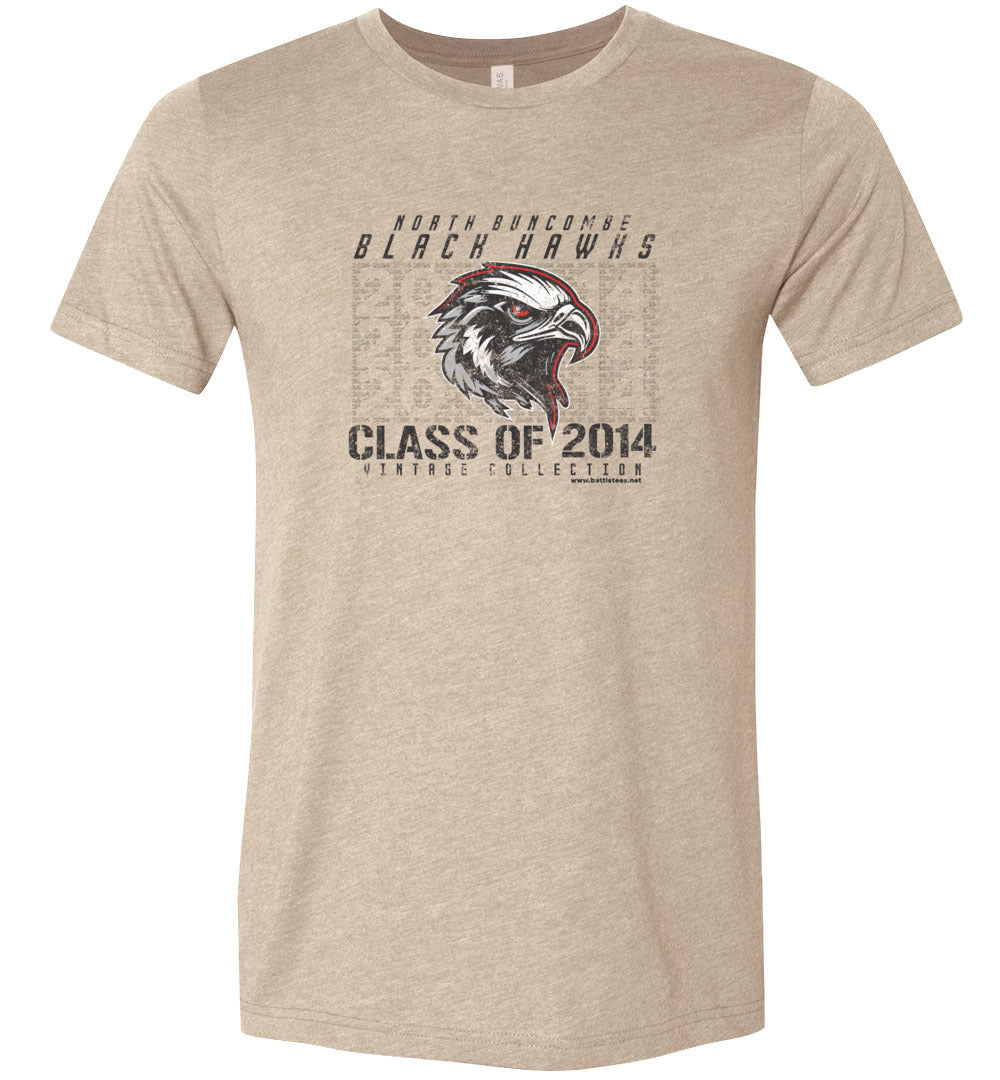 BLACK HAWKS! - Vintage 2014 Reunion Gear - Concept 001 Short Sleeve Unisex, Modern Sports Logo