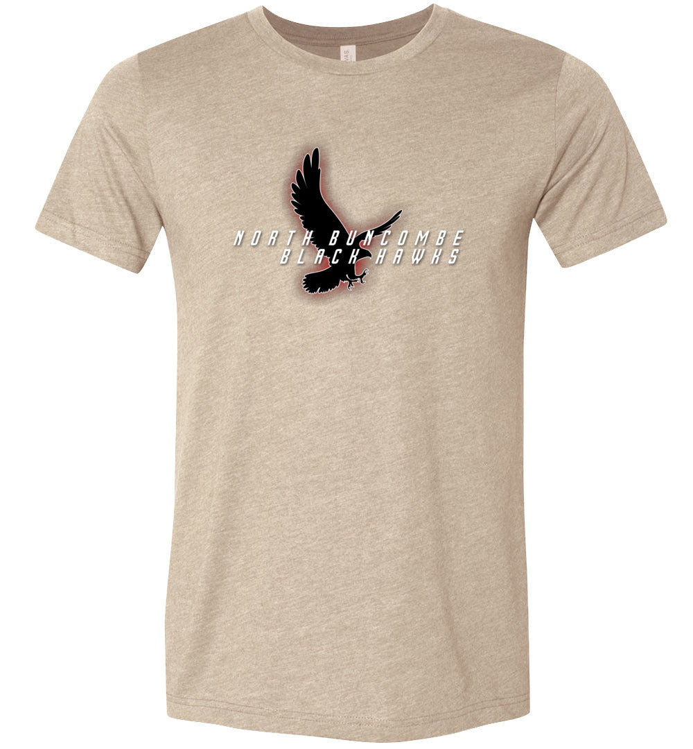 BLACK HAWKS! - Official Gear - Type 4 Short Sleeve Unisex, Modern Sports Logo