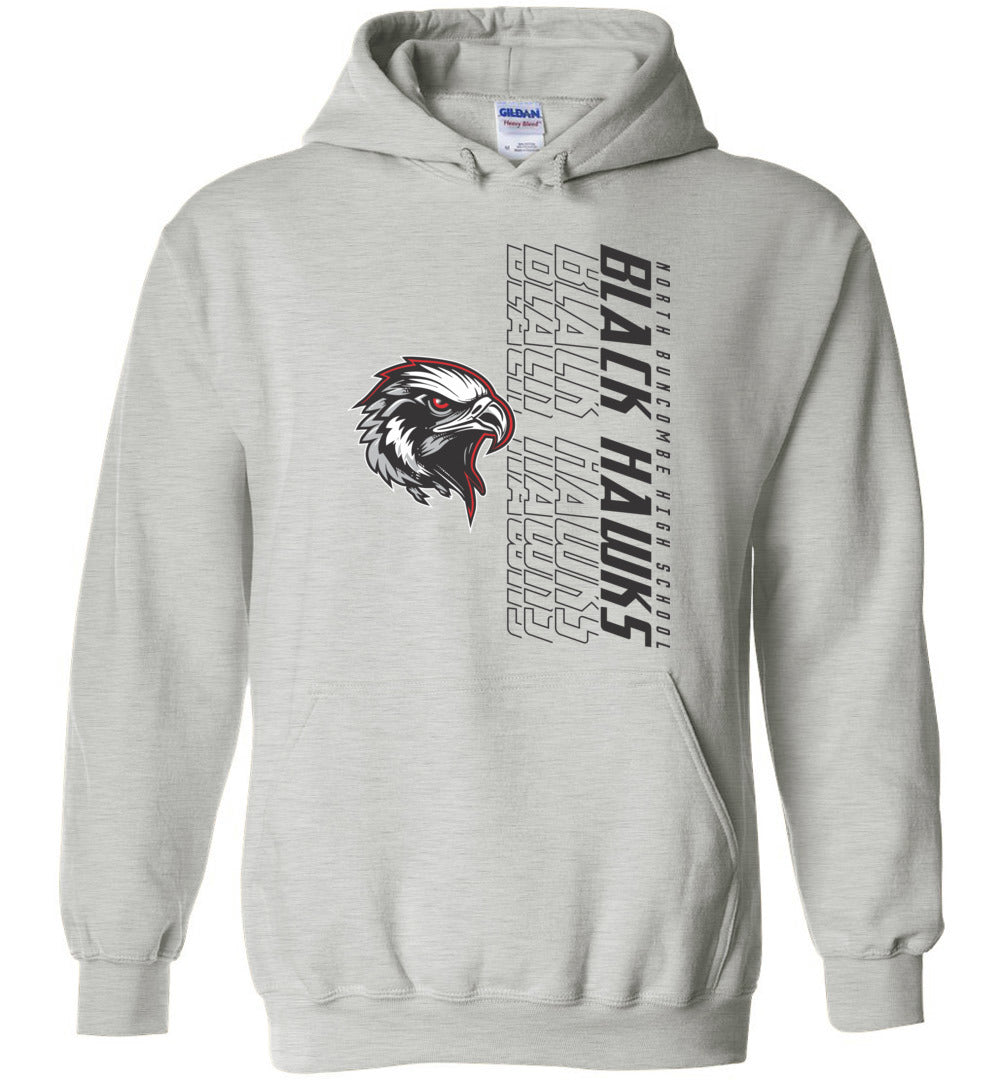 BLACK HAWKS! - Official Gear - Type 14 Hoodie, Modern Sports Logo