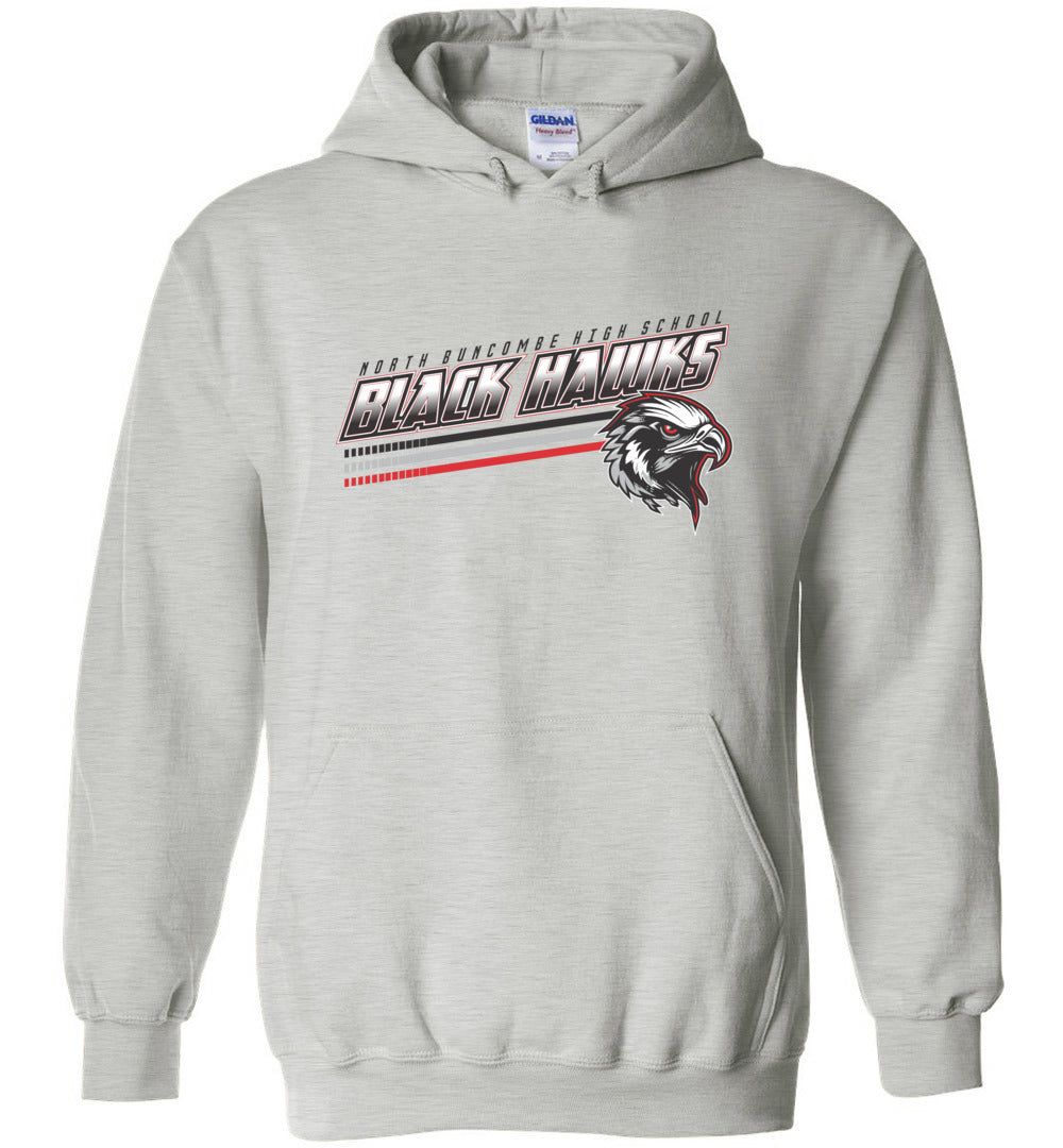 BLACK HAWKS! - Official Gear - Type 13 Hoodie, Modern Sports Logo