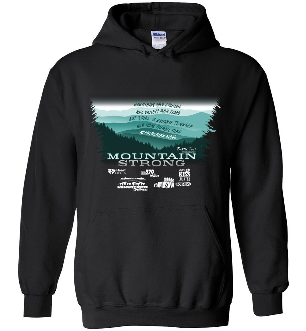 LIMITED EDITION! - MOUNTAIN STRONG - Hurricane Helene Disaster Fundraiser hoodie!