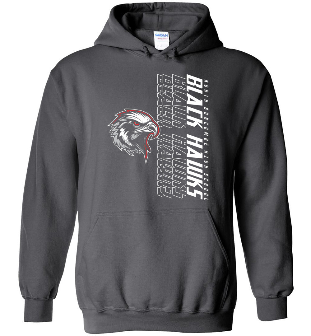 BLACK HAWKS! - Official Gear - Type 14 Hoodie, Modern Sports Logo