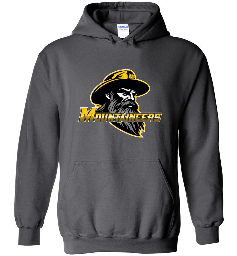 GO MOUNTAINEERS!! - Heavy Blend Hoodie, Modern Sports Logo