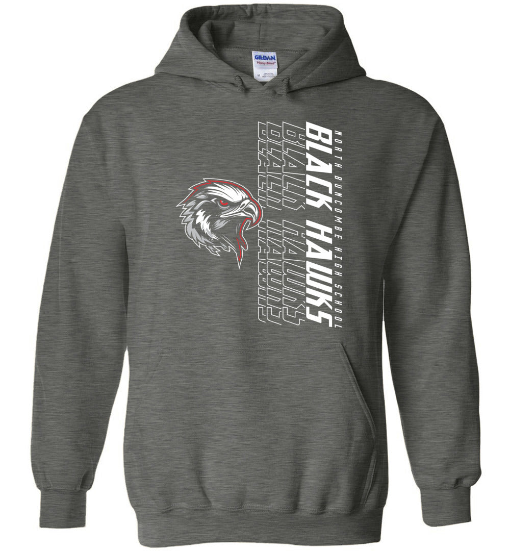 BLACK HAWKS! - Official Gear - Type 14 Hoodie, Modern Sports Logo
