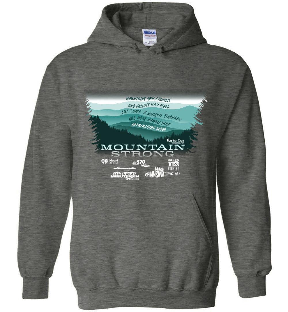 LIMITED EDITION! - MOUNTAIN STRONG - Hurricane Helene Disaster Fundraiser hoodie!