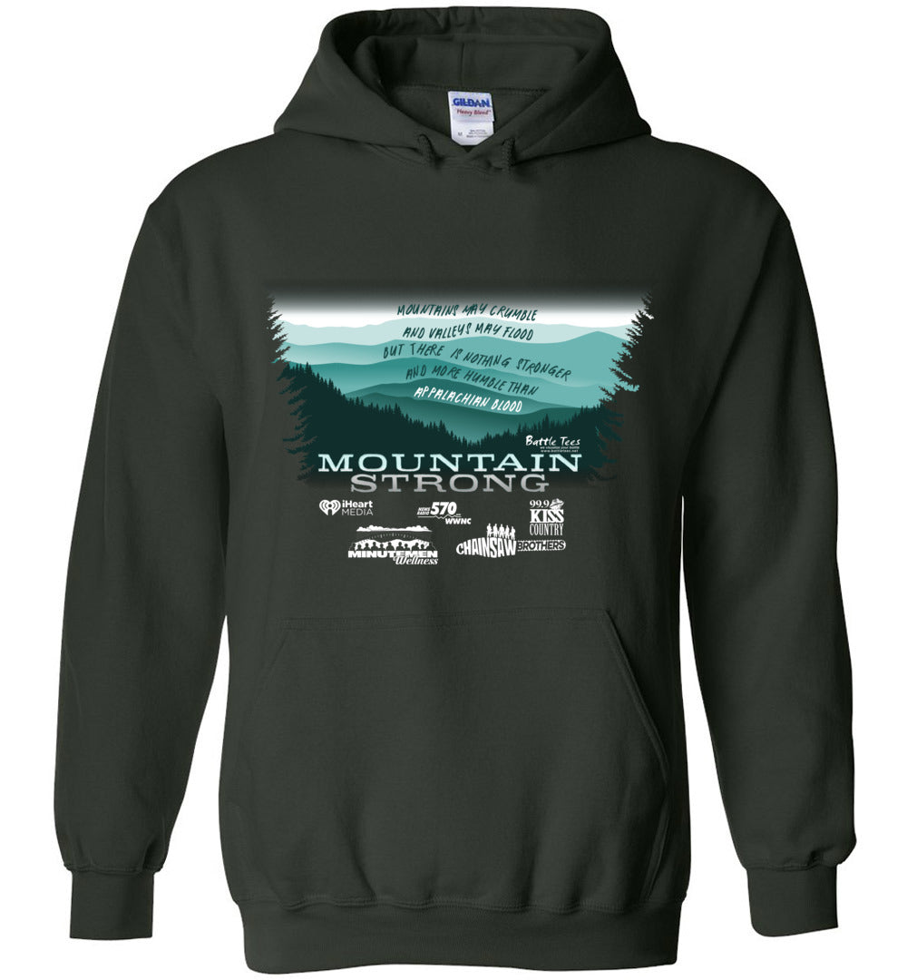 LIMITED EDITION! - MOUNTAIN STRONG - Hurricane Helene Disaster Fundraiser hoodie!