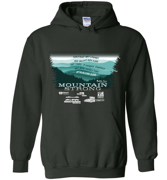 LIMITED EDITION! - MOUNTAIN STRONG - Hurricane Helene Disaster Fundraiser hoodie!