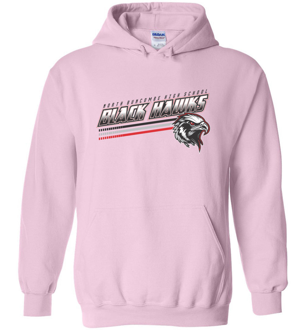 BLACK HAWKS! - Official Gear - Type 13 Hoodie, Modern Sports Logo