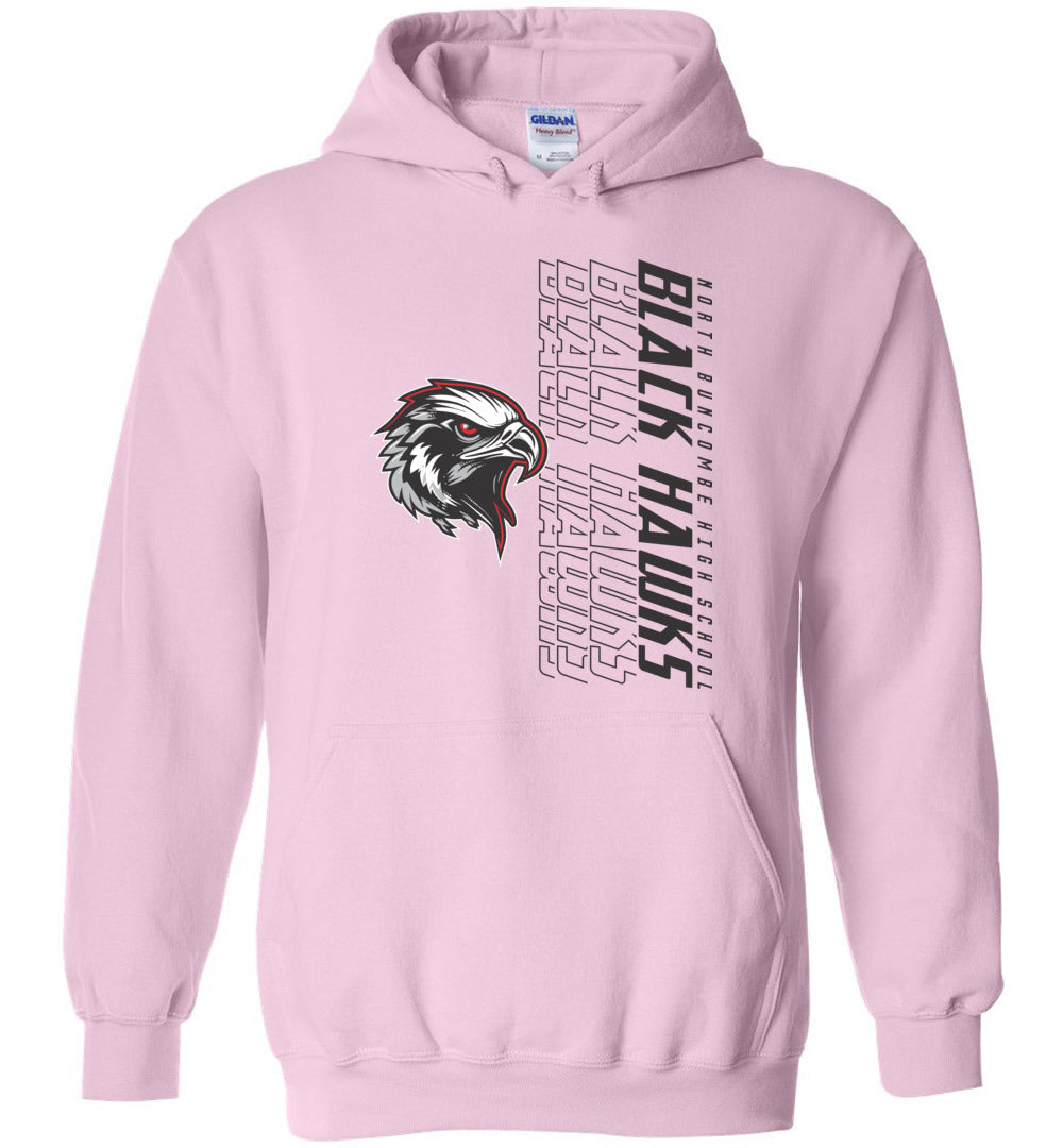 BLACK HAWKS! - Official Gear - Type 14 Hoodie, Modern Sports Logo
