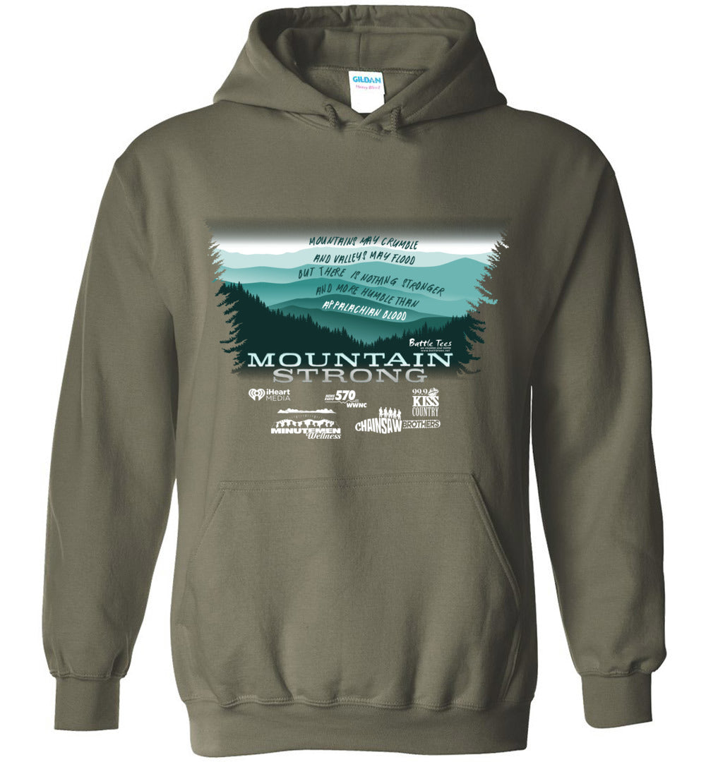 LIMITED EDITION! - MOUNTAIN STRONG - Hurricane Helene Disaster Fundraiser hoodie!
