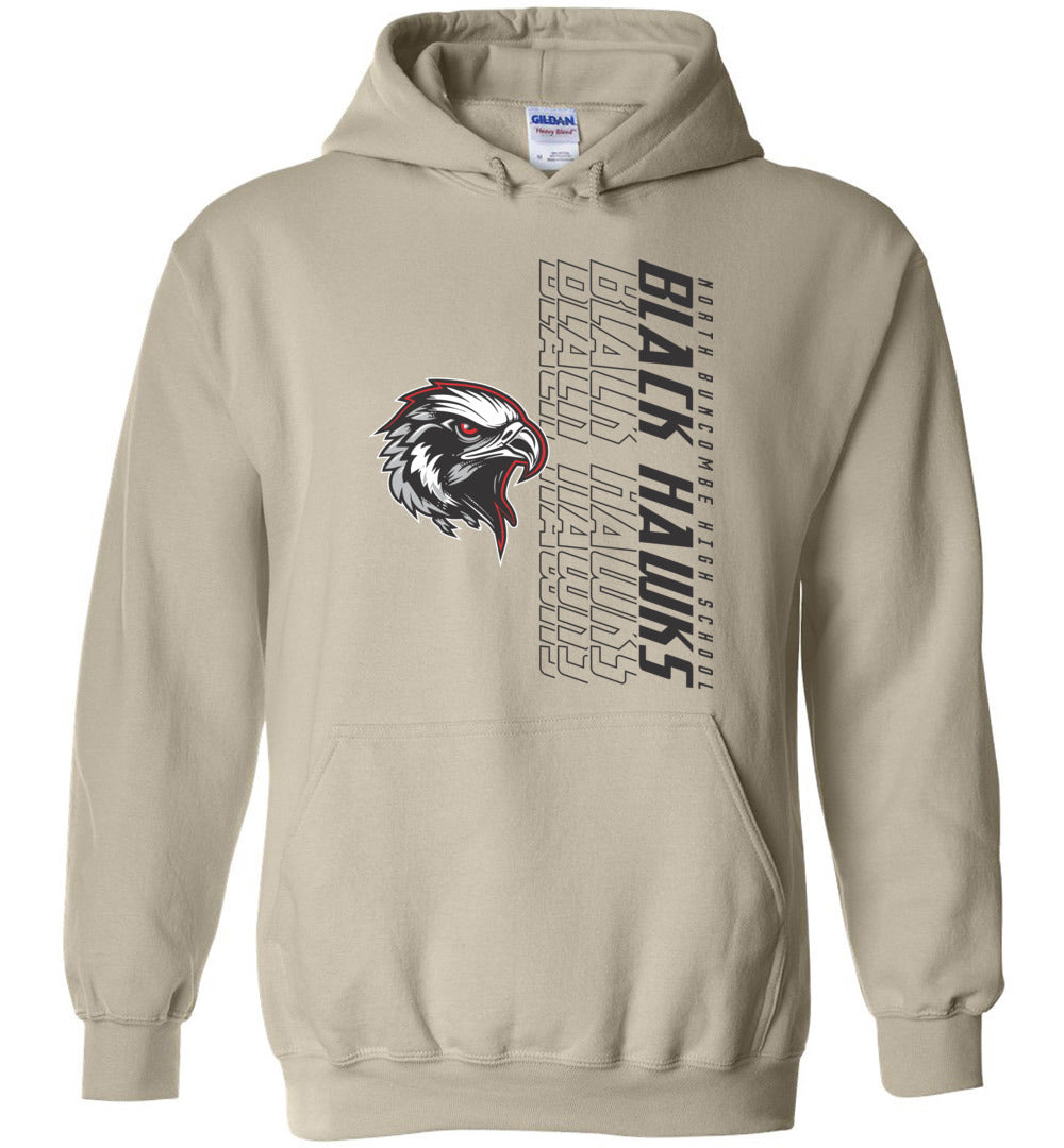 BLACK HAWKS! - Official Gear - Type 14 Hoodie, Modern Sports Logo