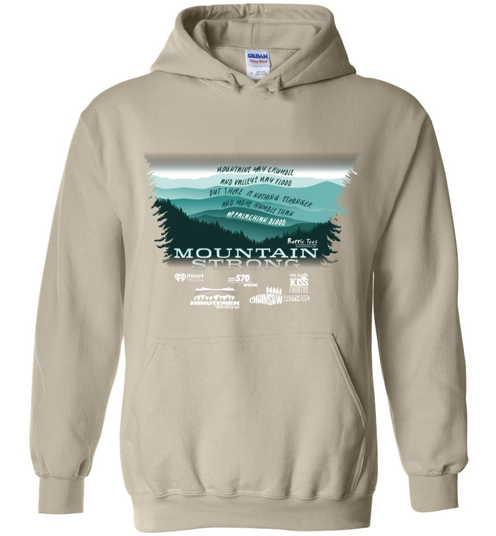 LIMITED EDITION! - MOUNTAIN STRONG - Hurricane Helene Disaster Fundraiser hoodie!