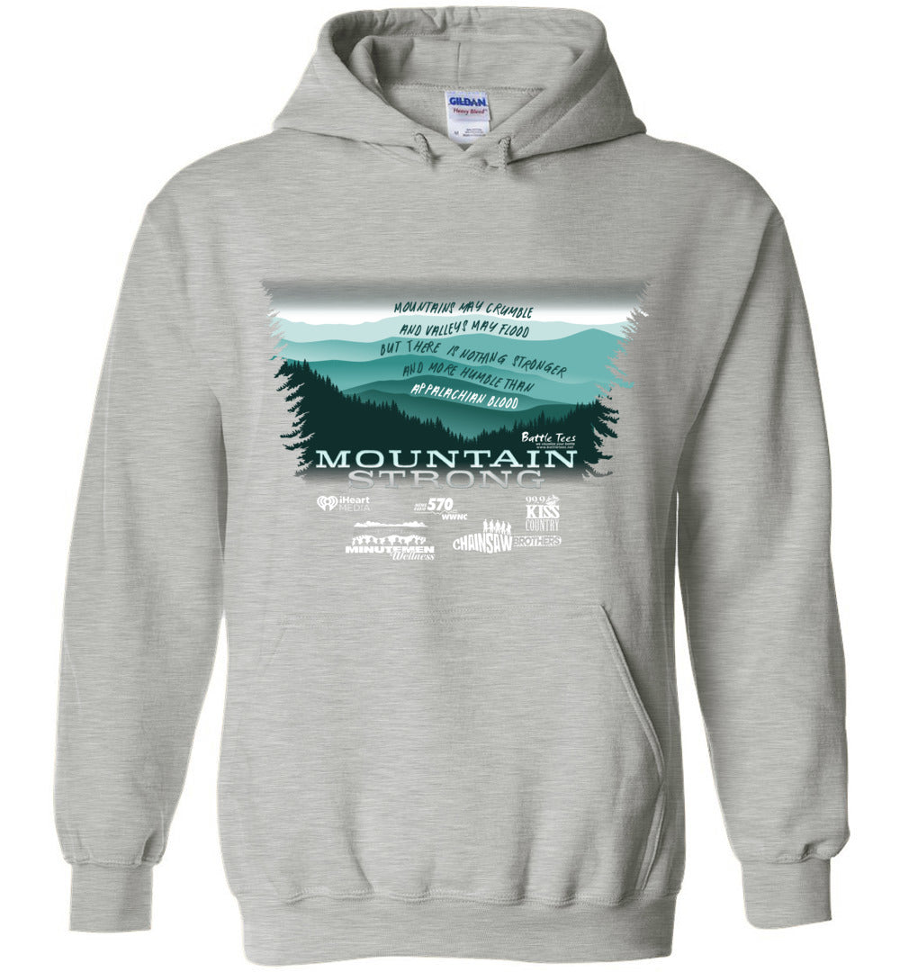 LIMITED EDITION! - MOUNTAIN STRONG - Hurricane Helene Disaster Fundraiser hoodie!