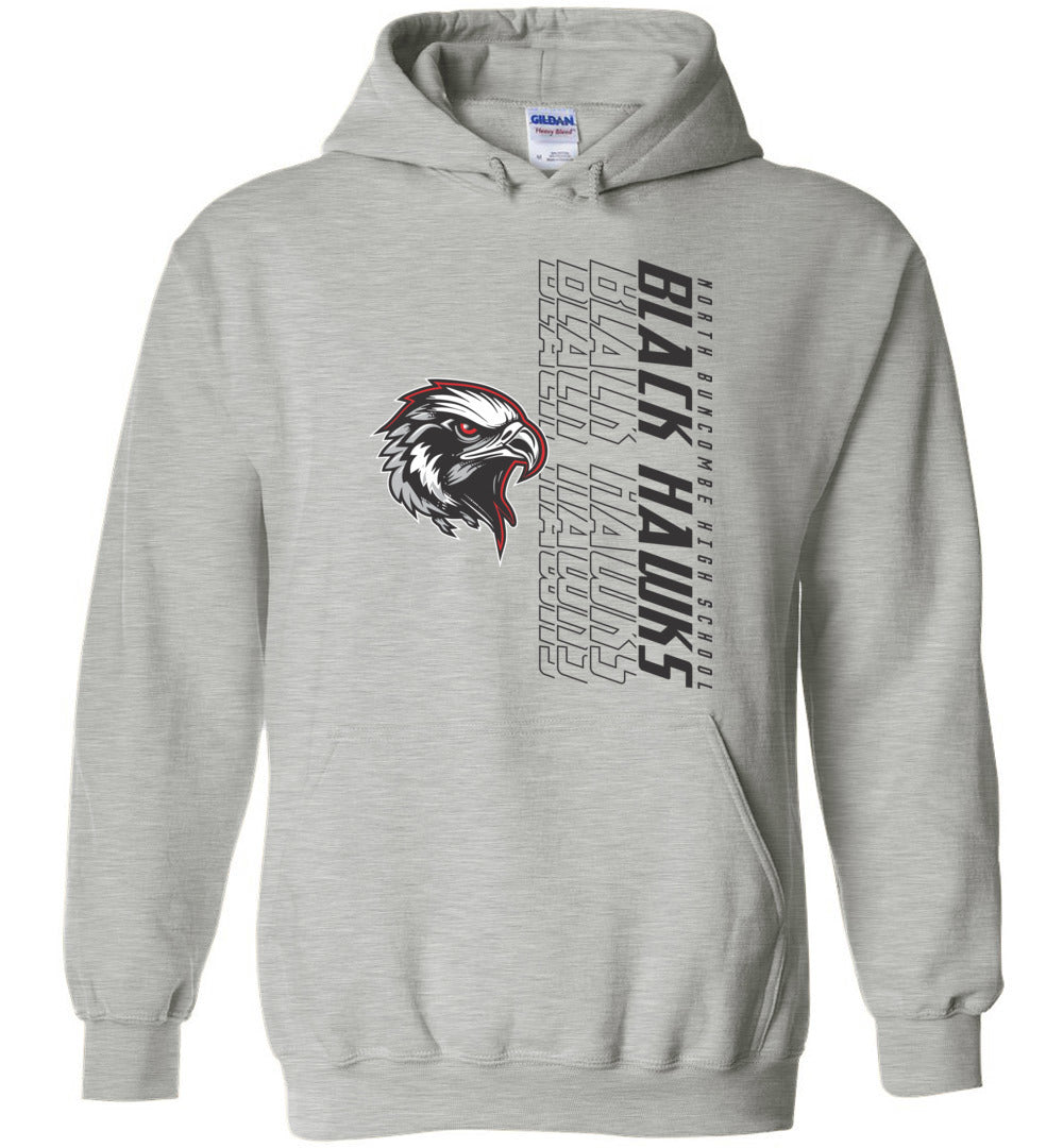 BLACK HAWKS! - Official Gear - Type 14 Hoodie, Modern Sports Logo