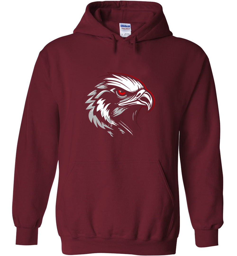 BLACK HAWKS! - Type 6 Heavy Blend Hoodie, Modern Sports Logo
