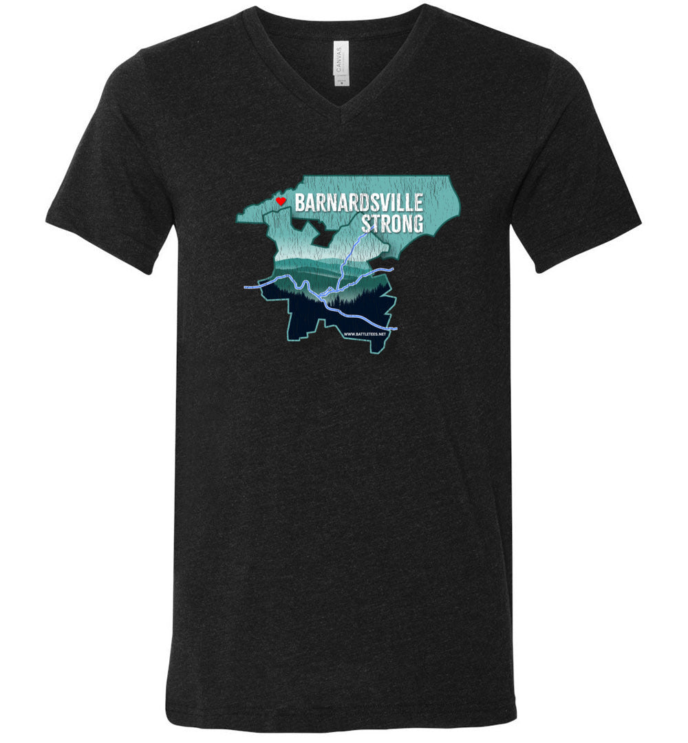 BARNARDSVILLE STRONG! - Disaster Fundraising v-neck tee!
