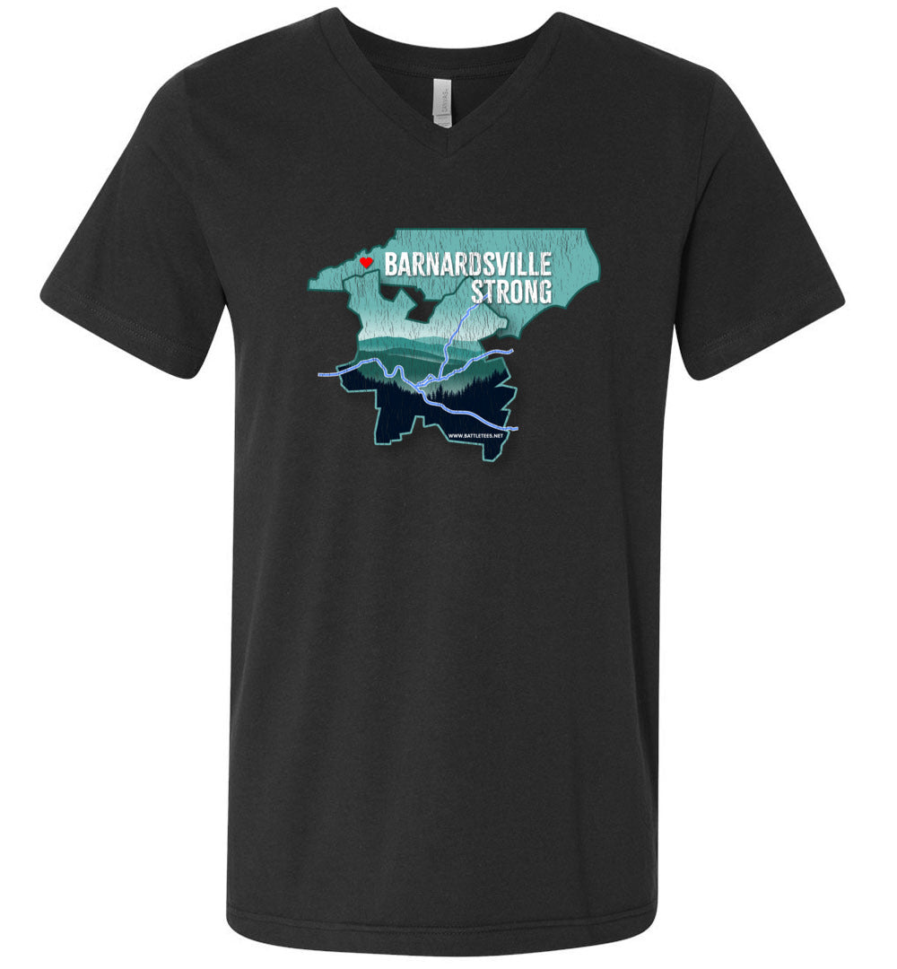 BARNARDSVILLE STRONG! - Disaster Fundraising v-neck tee!