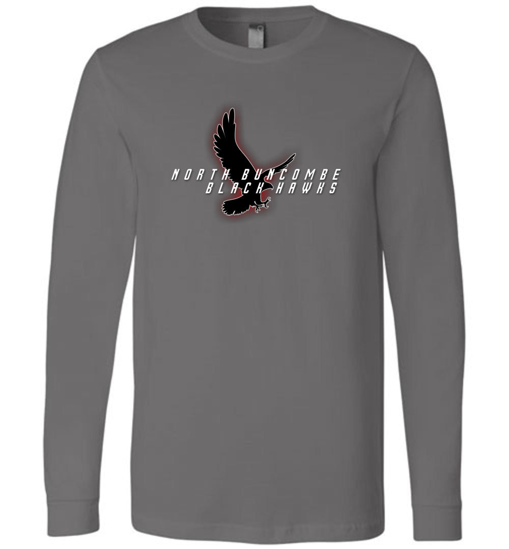 BLACK HAWKS! - Official Gear - Type 4 Long Sleeve Unisex, Modern Sports Logo